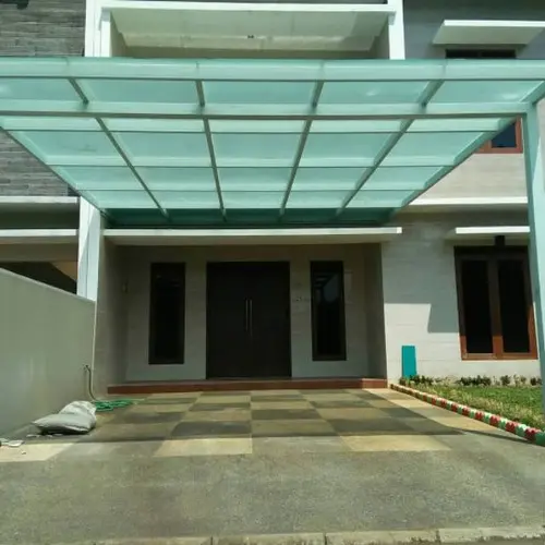 Kanopi Kaca Tempered 10mm di  lombok