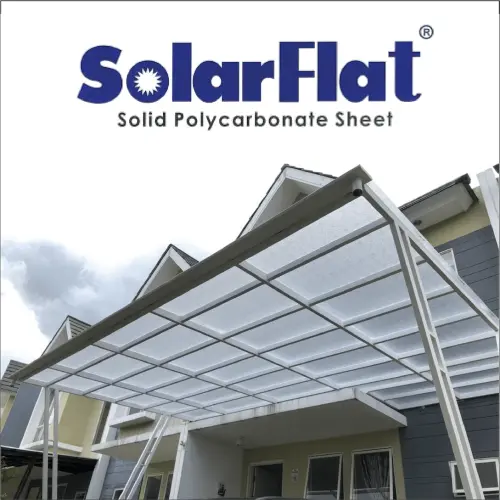 Kanopi Solarflat 3 mm  lombok